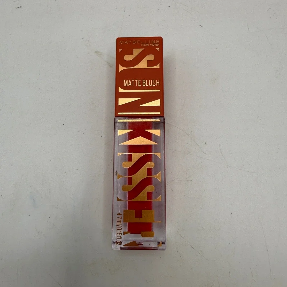 Maybelline Sunkisser Matte Blush Liquid 4.7ml Red Orange Glow Makeup